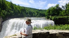 Ruth Bennett McDougal Dorrough; water falls; Letchworth Park